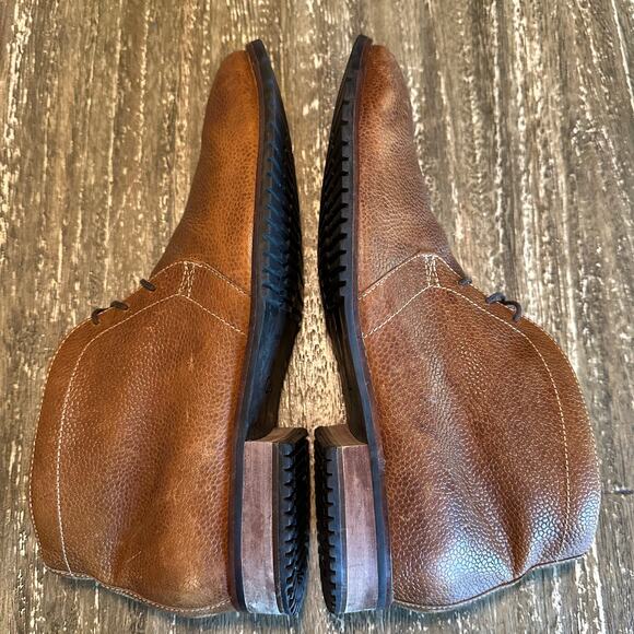 Cole Haan Nike Air Lace-Up Ankle Boots Waterproof Leather Brown Men’s Size 11.5 main image 13